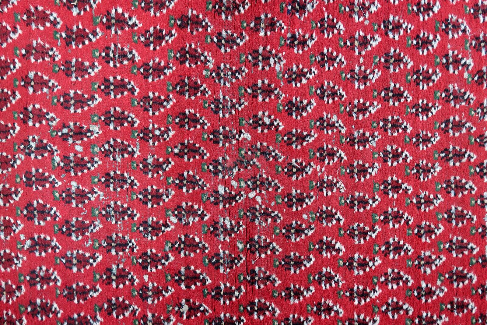 Tapis Seraband Vintage Fait Main en Laine – 93 x 158 cm - 1C940