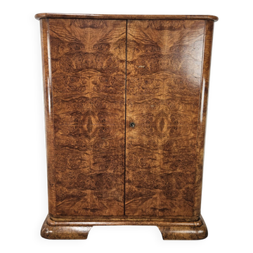1930s Austrian Art Deco walnut burl sideboard