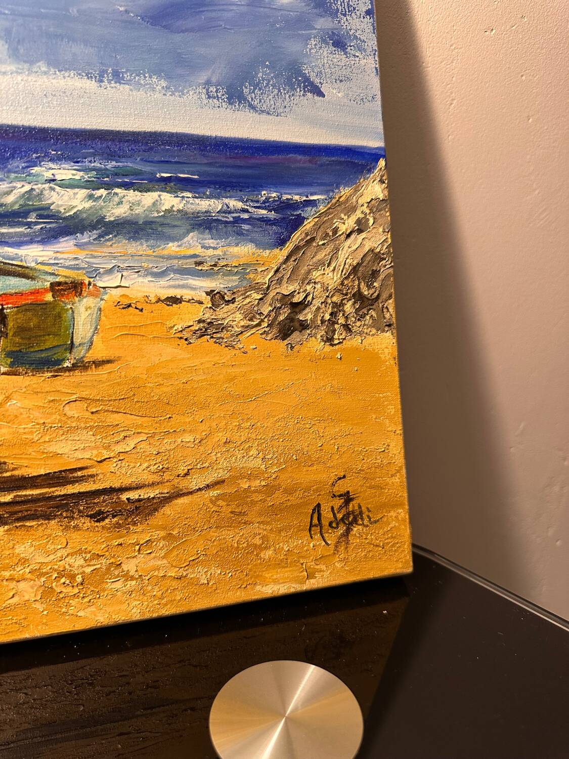 Beach painting