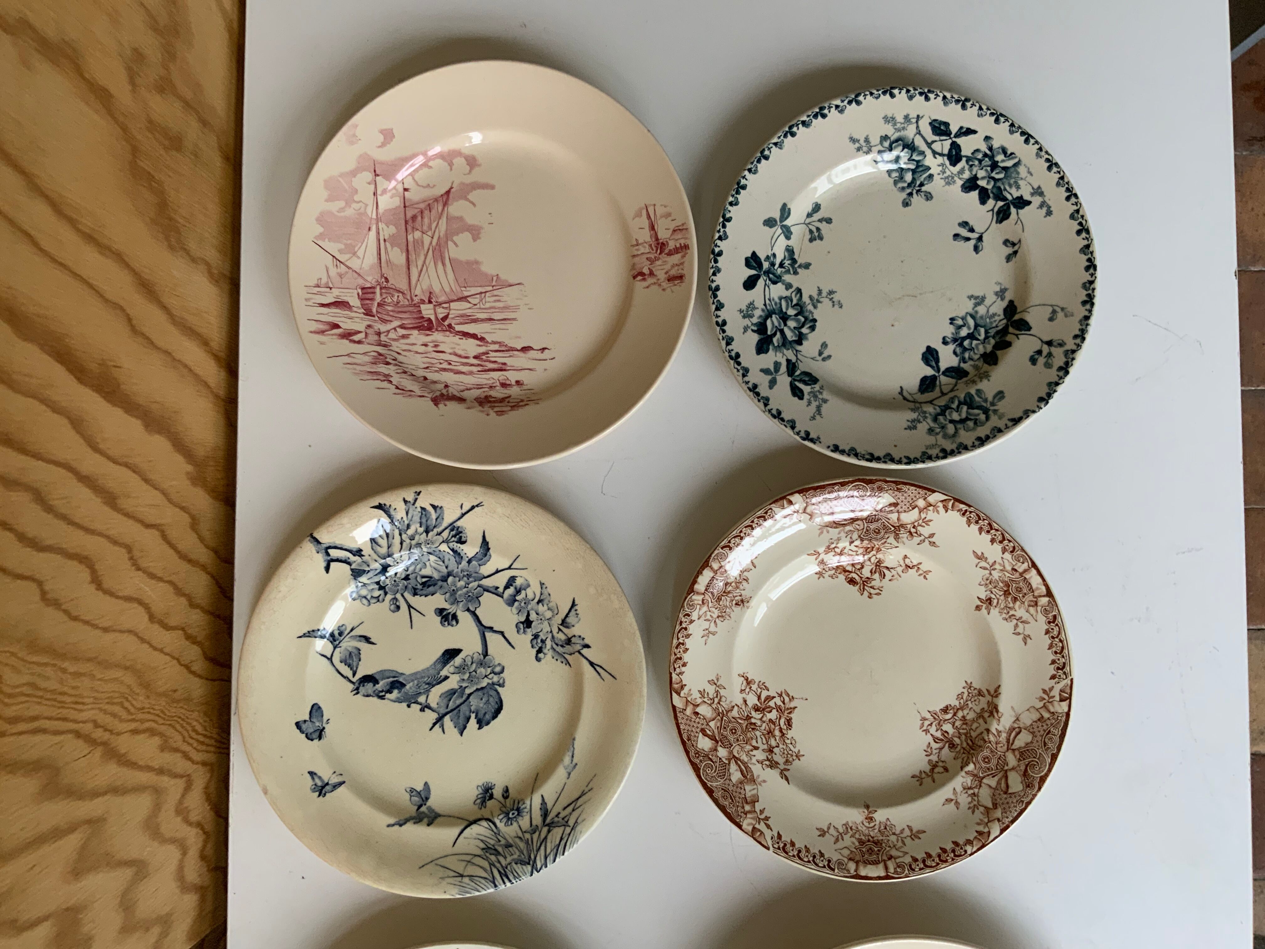 8 Terre de Fer plates