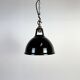 Vintage Industrial Black Painted Pendant Lamp