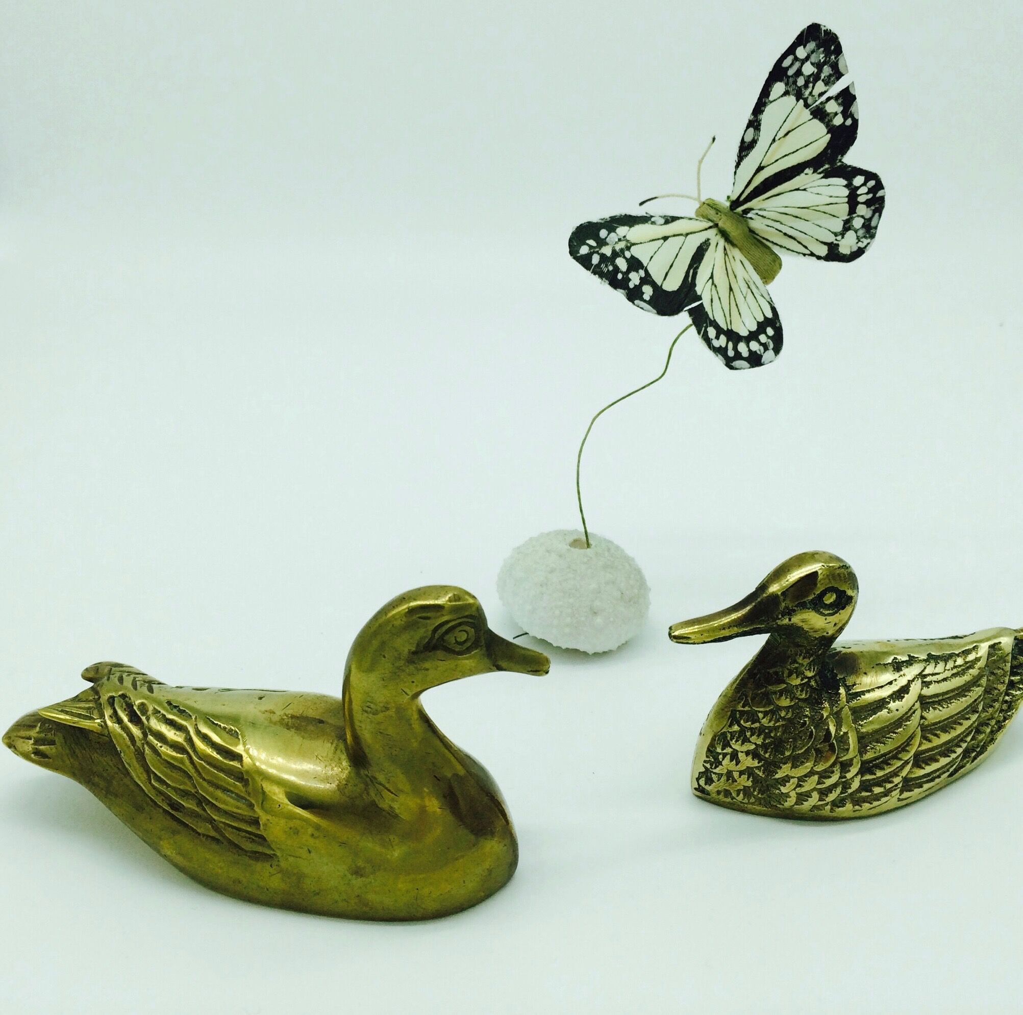 Couple of ducks brass