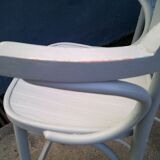 Set of 4 stools bistro in wood