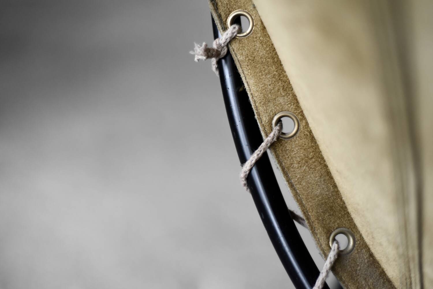 Metal and suede armchair, Germany 1960