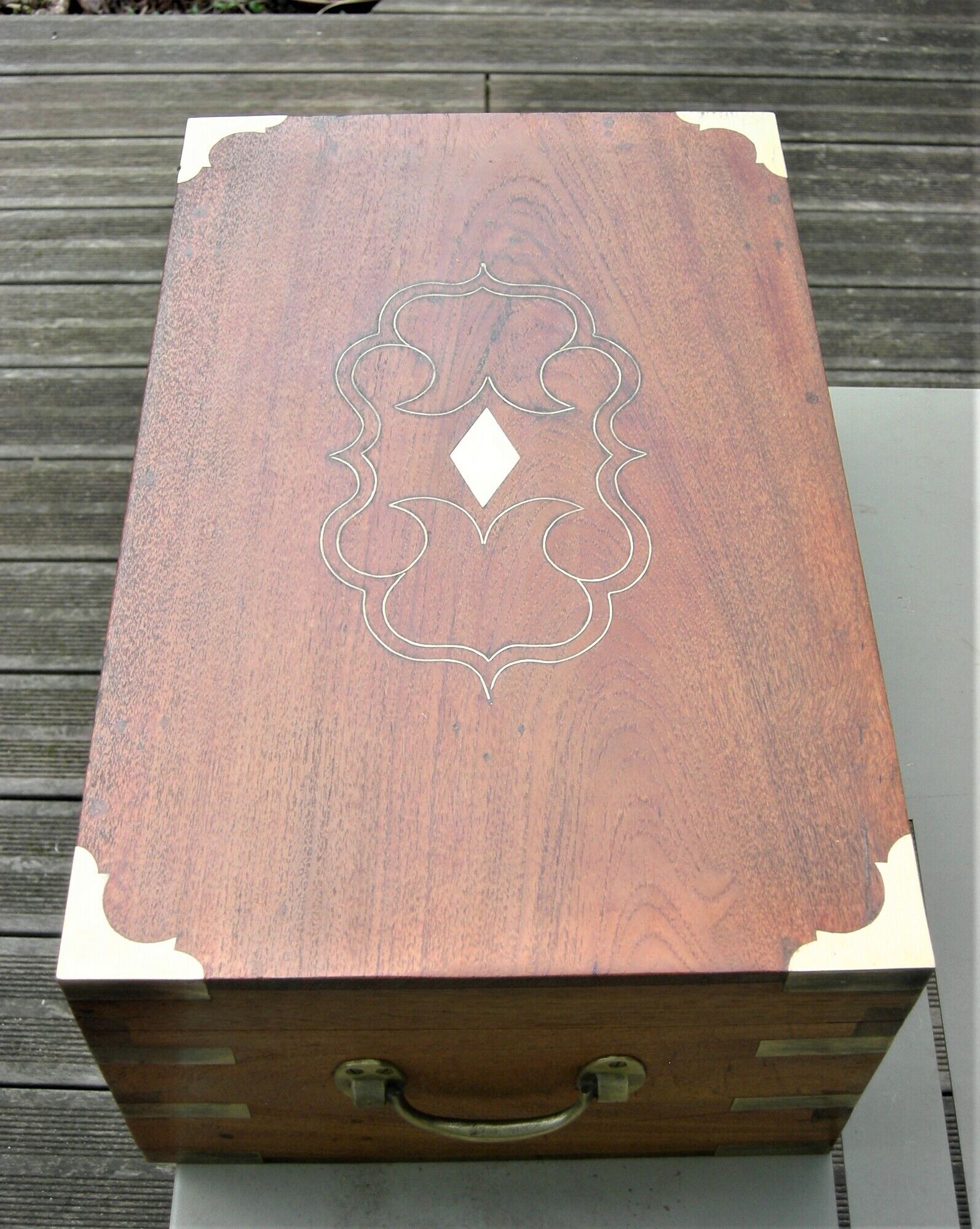 Jewelry box wooden mail box with secrecy