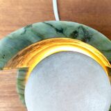 Postmodern stone table lamp, 1980s