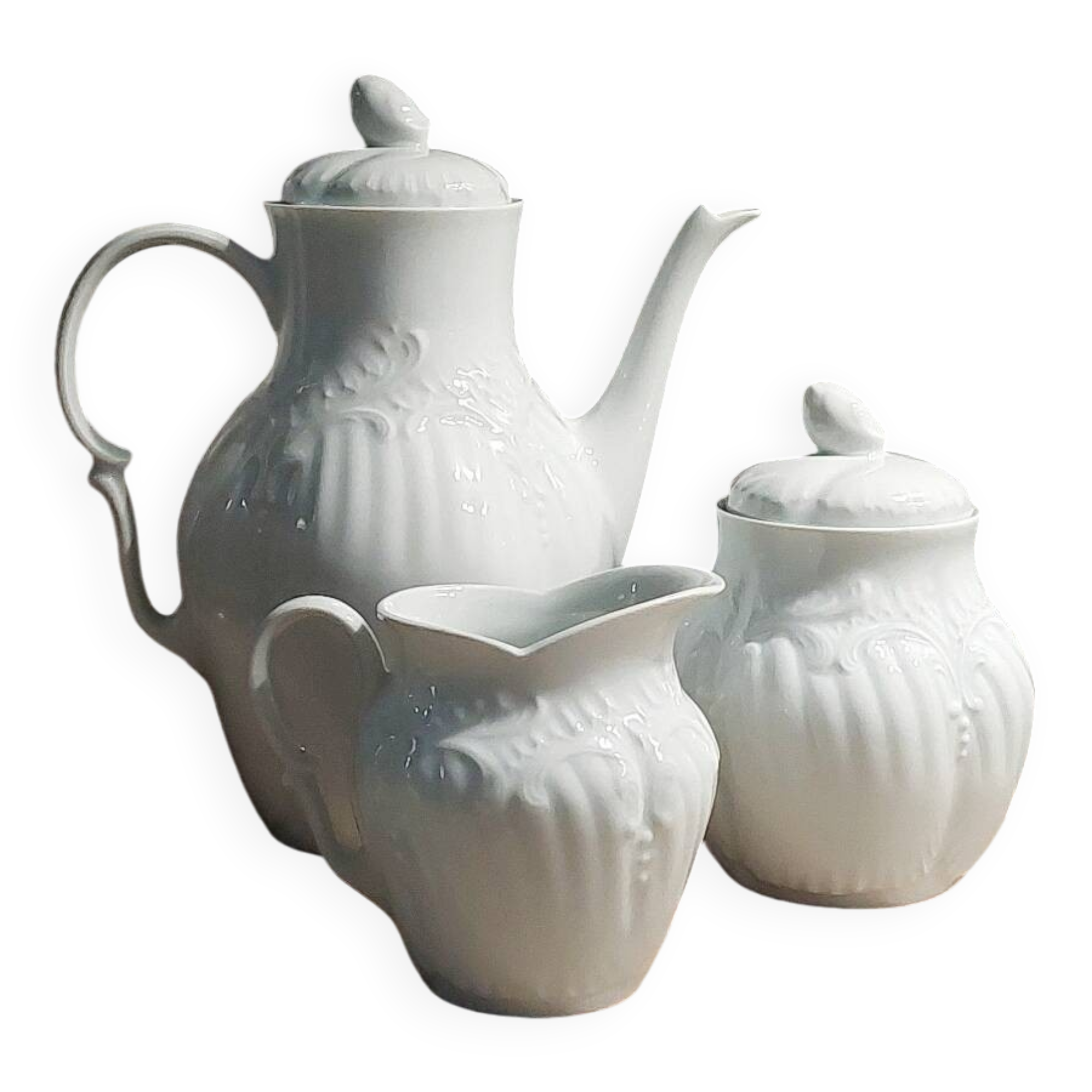 Chastagner Limoges Porcelain Coffee Service