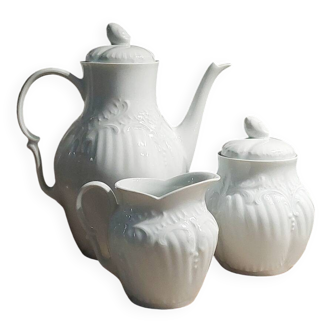 Chastagner Limoges Porcelain Coffee Service