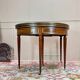 Louis XVI Style Mahogany Half Moon Table, 19th Century