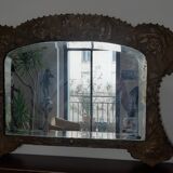 Brass mirror 85x62cm