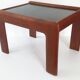 Vintage solid teak side table 1960
