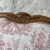 Pink Jouy bed