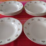 Assiettes creuses sarreguemines