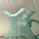 Pichet en verre  soufflé bullé  H24 cm