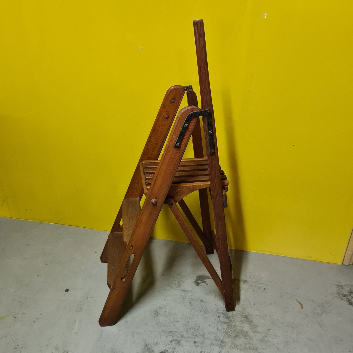 Stepladder by Hendrik A Van Waveren Amsterdam, 1940-50s