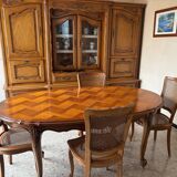 Regency style table and 4 chairs