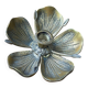 Bougeoir fleur en bronze, pétales amovibles
