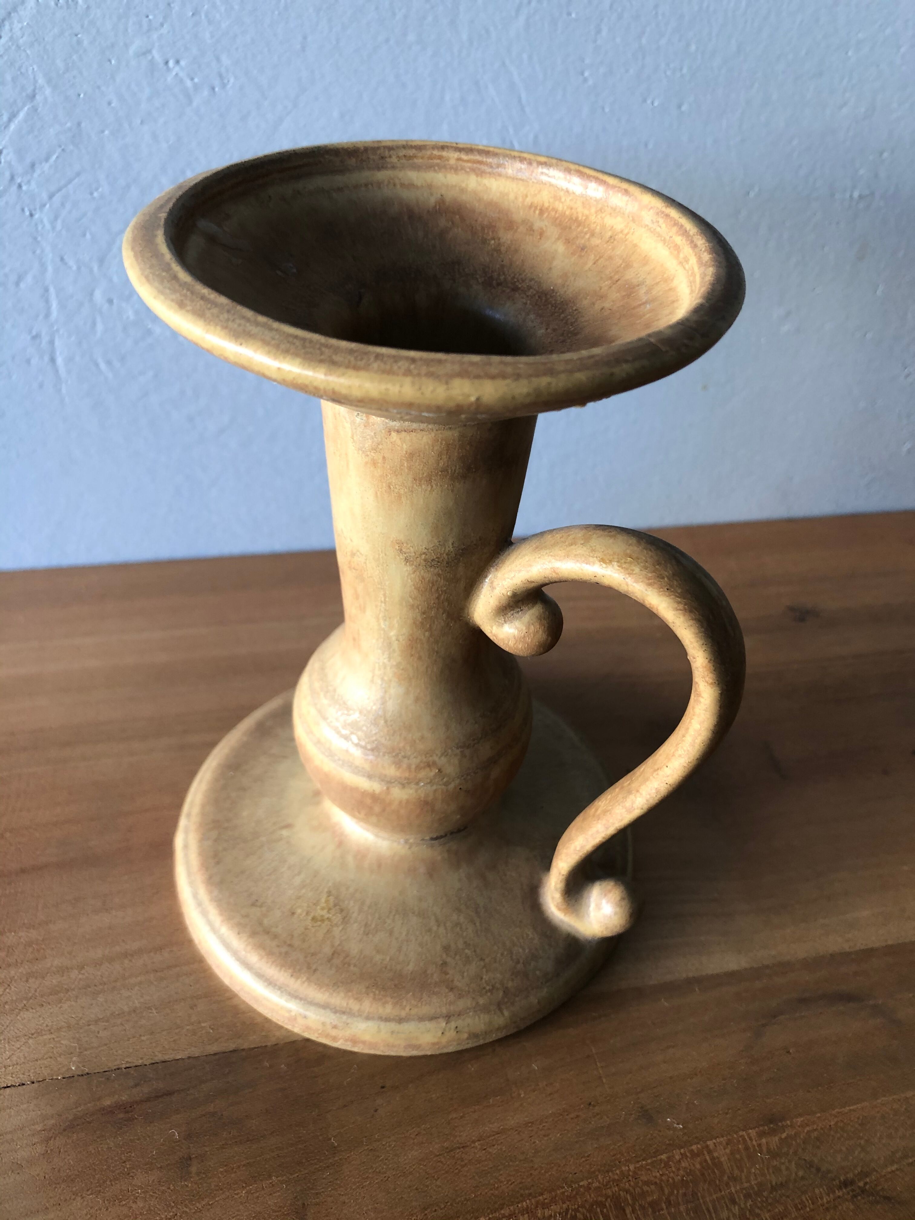 Ceramic candlestick
