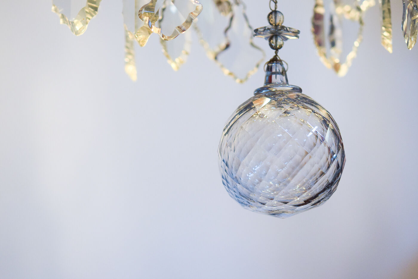 Classic French chandelier with grapevines