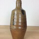 Vase soliflore en grès forme bouteille
