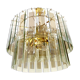 Lustre cadre Fontana Arte en cristal de Murano 1970