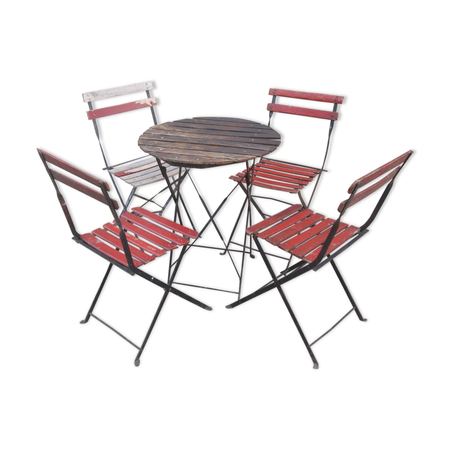 Folding garden furniture