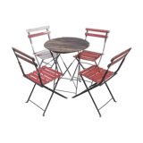 Folding garden furniture