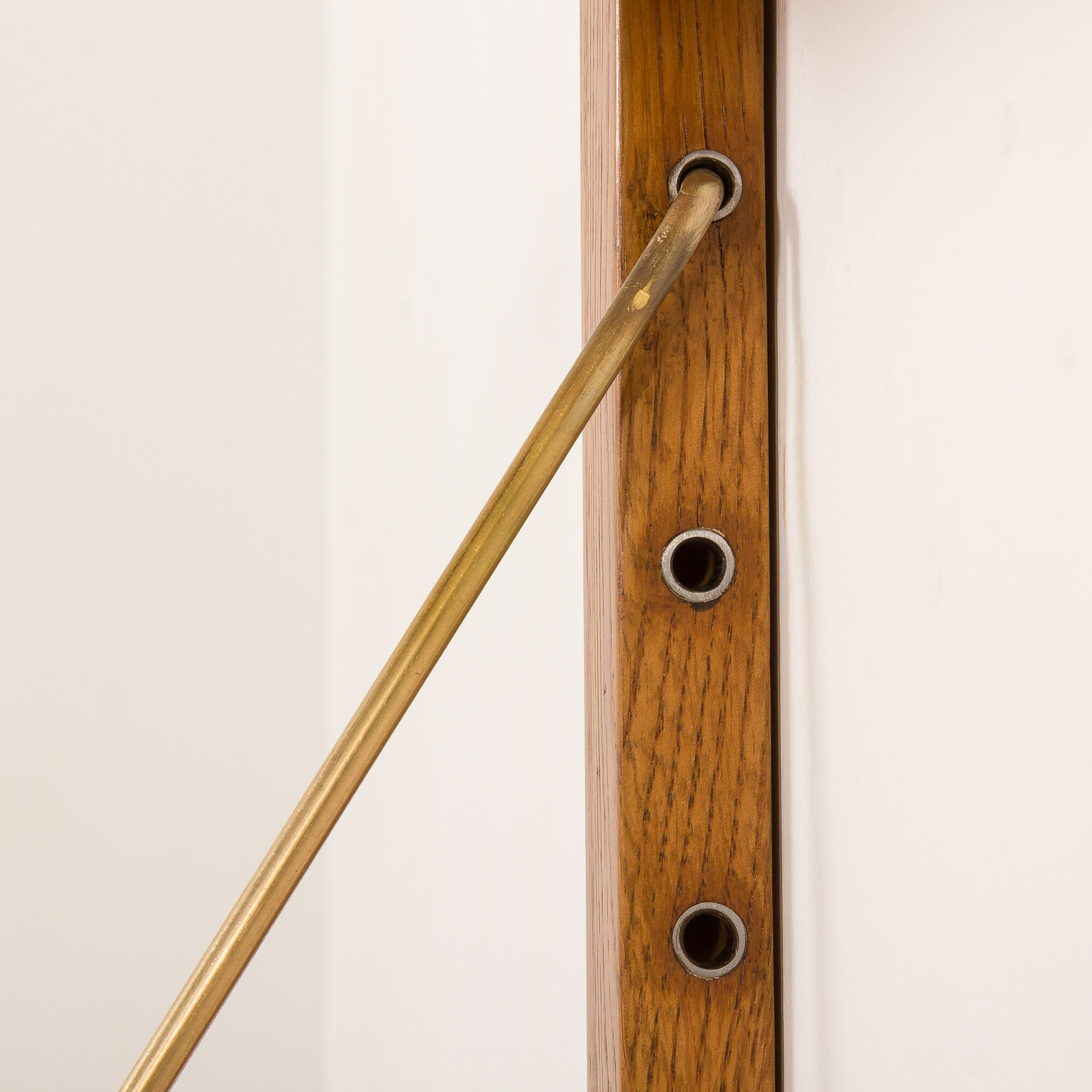 Scandinavian vintage shelving unit in oak, 1960s