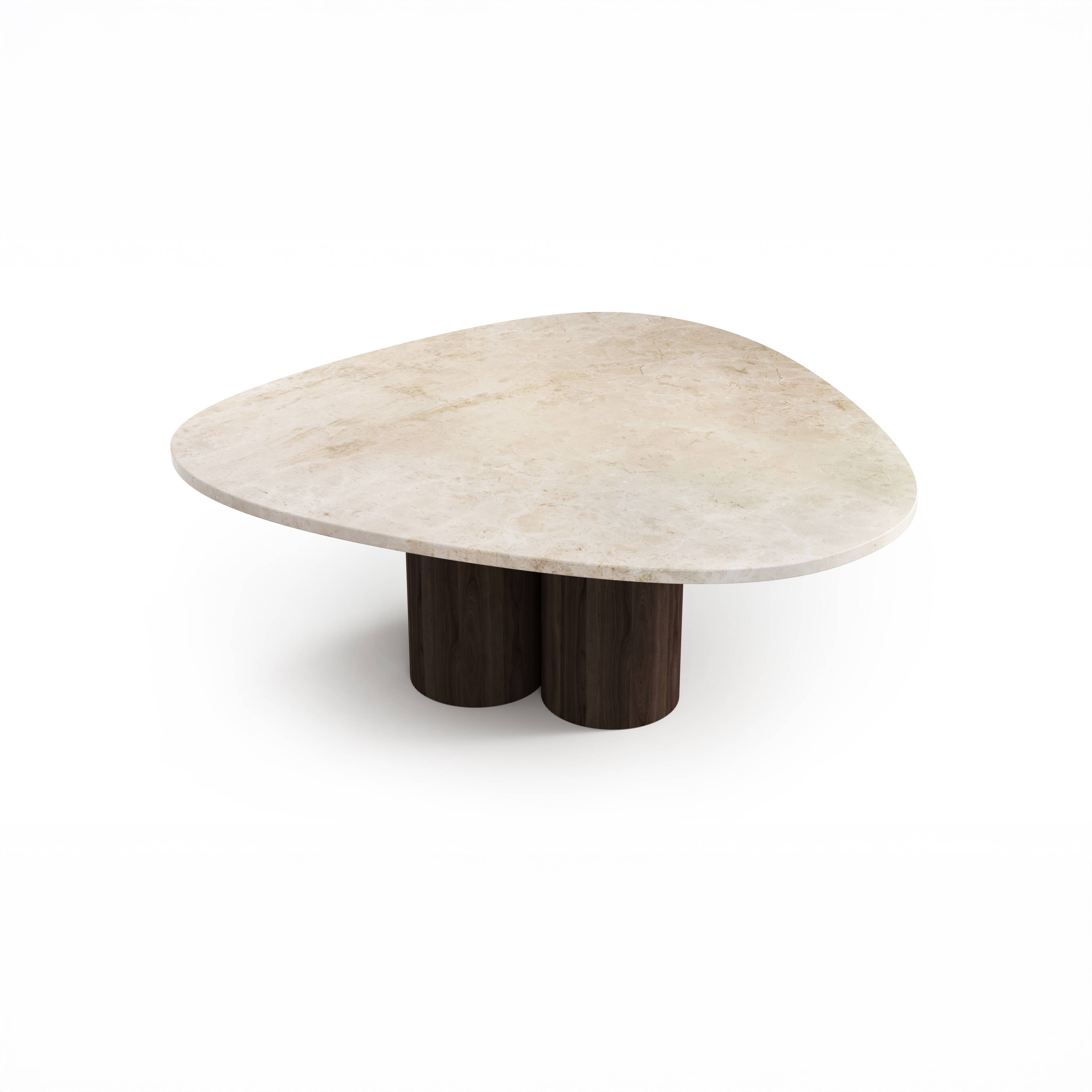 STONE VALLEY Contemporary coffee table – Rivage – Crema marble