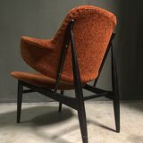 1950s Shell Chair by Ib Kofod-Larsen for Christensen & Larsen, Denmark