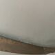 Rectangular ceiling light / chandelier in sandblasted glass and vintage Art Deco chrome