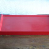 Folding tray Guzzini red – design Luigi Massoni – Italy, 1970s