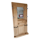 Entrance hall, renovated Art Deco coat rack