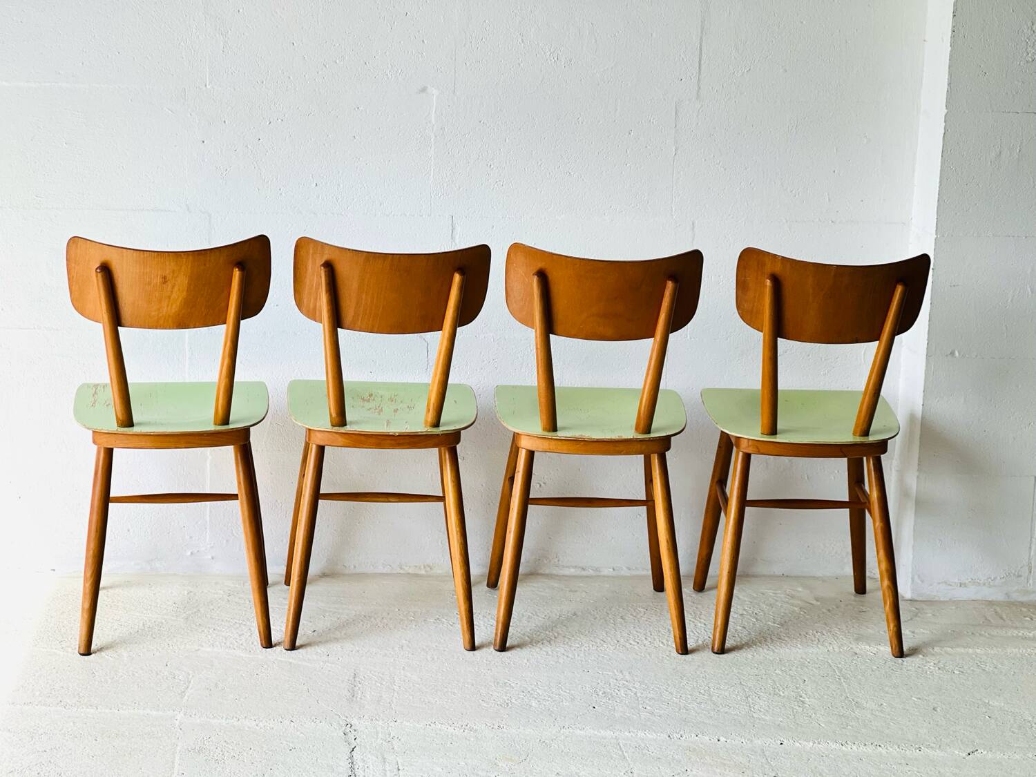 Bistro Ton Chairs, set of 4
