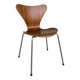 Teak 3107 butterfly chair Arne Jacobsen for Fritz Hansen, Teak 1965