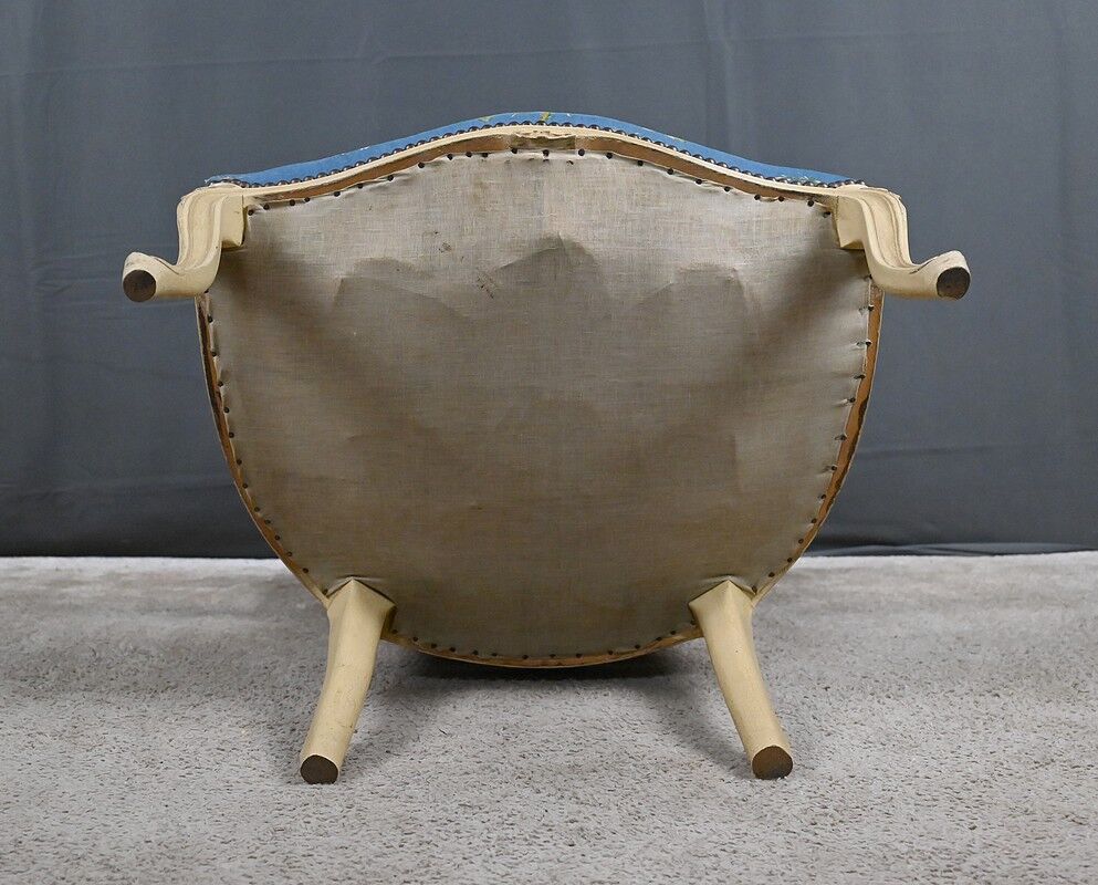 Fauteuil cabriolet, style Louis XV – fin XIXe