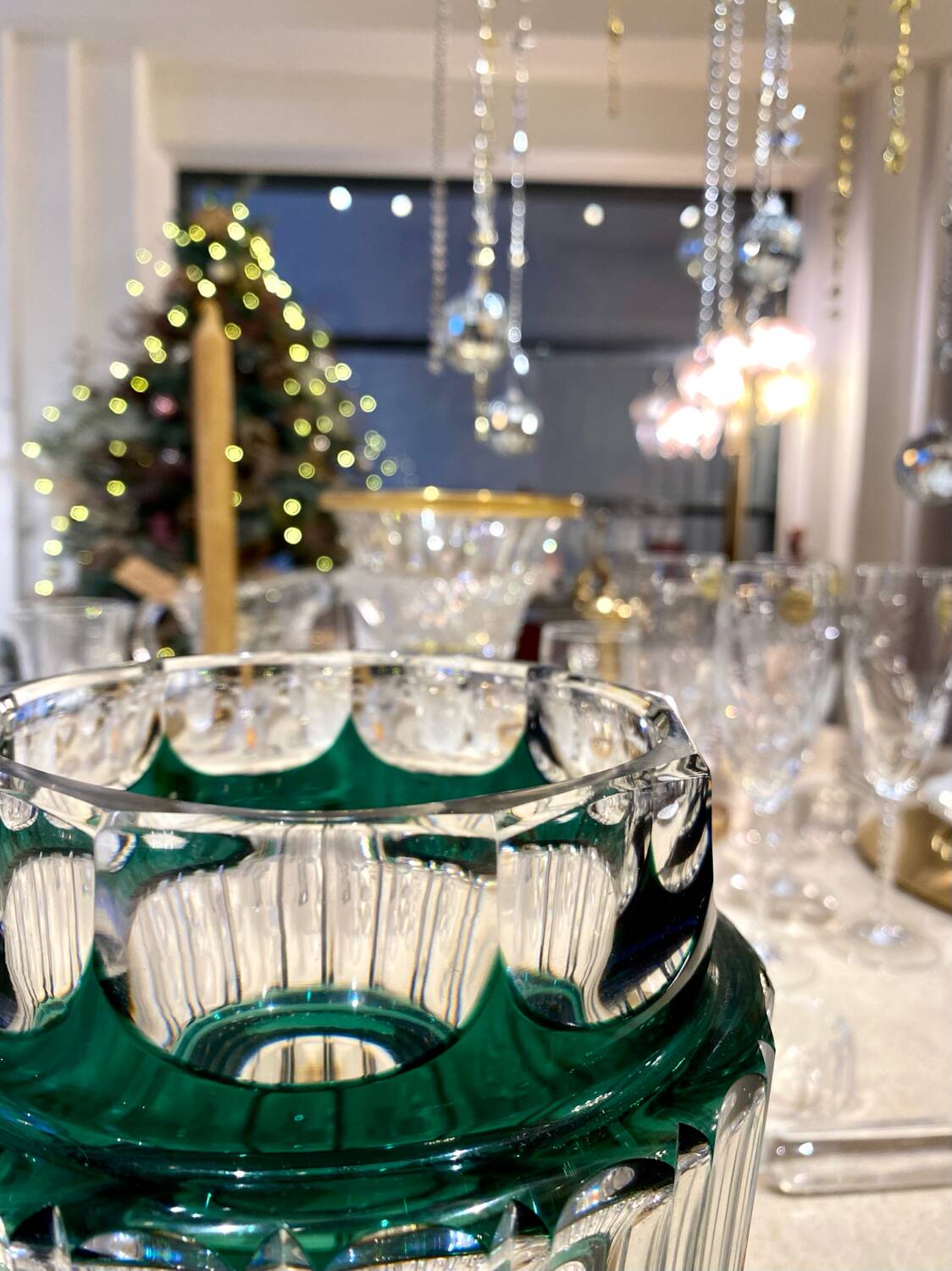 Val Saint Lambert crystal vase