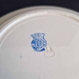 Set of 12 Badonvillier ceramic soup plates