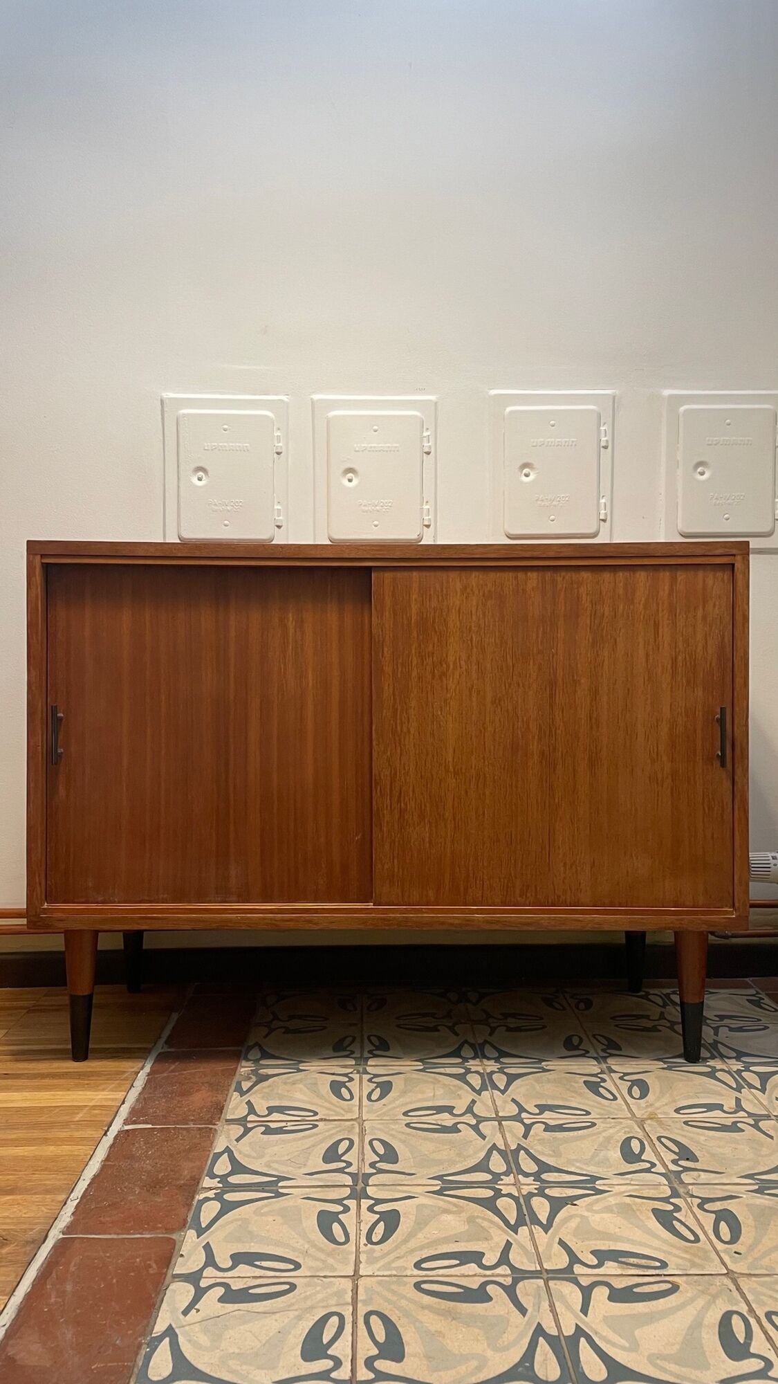 Enfilade deux portes coulissantes années 60