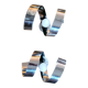 Pair of 70s chrome metal wall lights