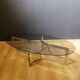 Coffee table in smoked glass and chrome by designer Paul Legeard, 70s