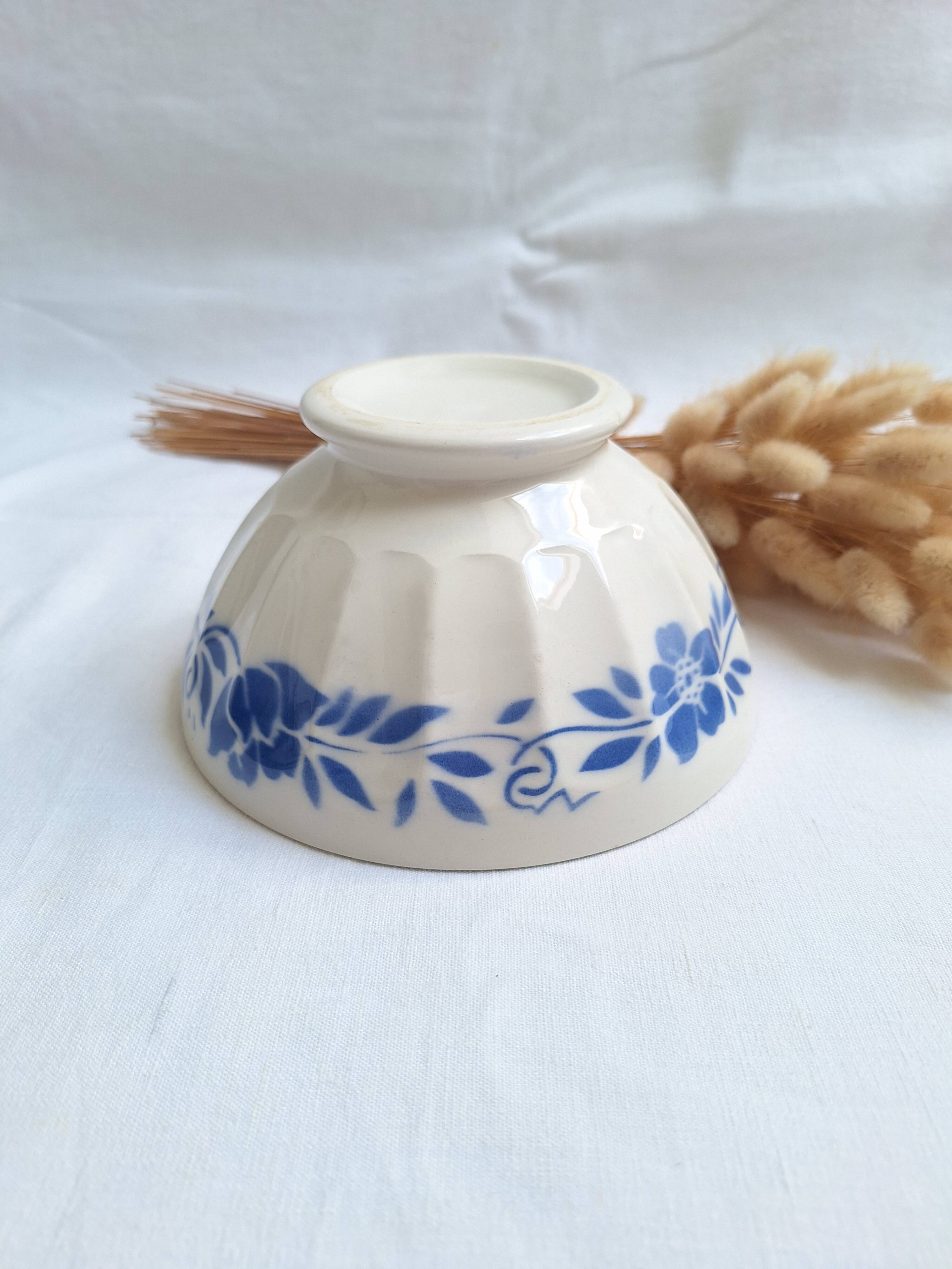 Blue and white vintage bowl