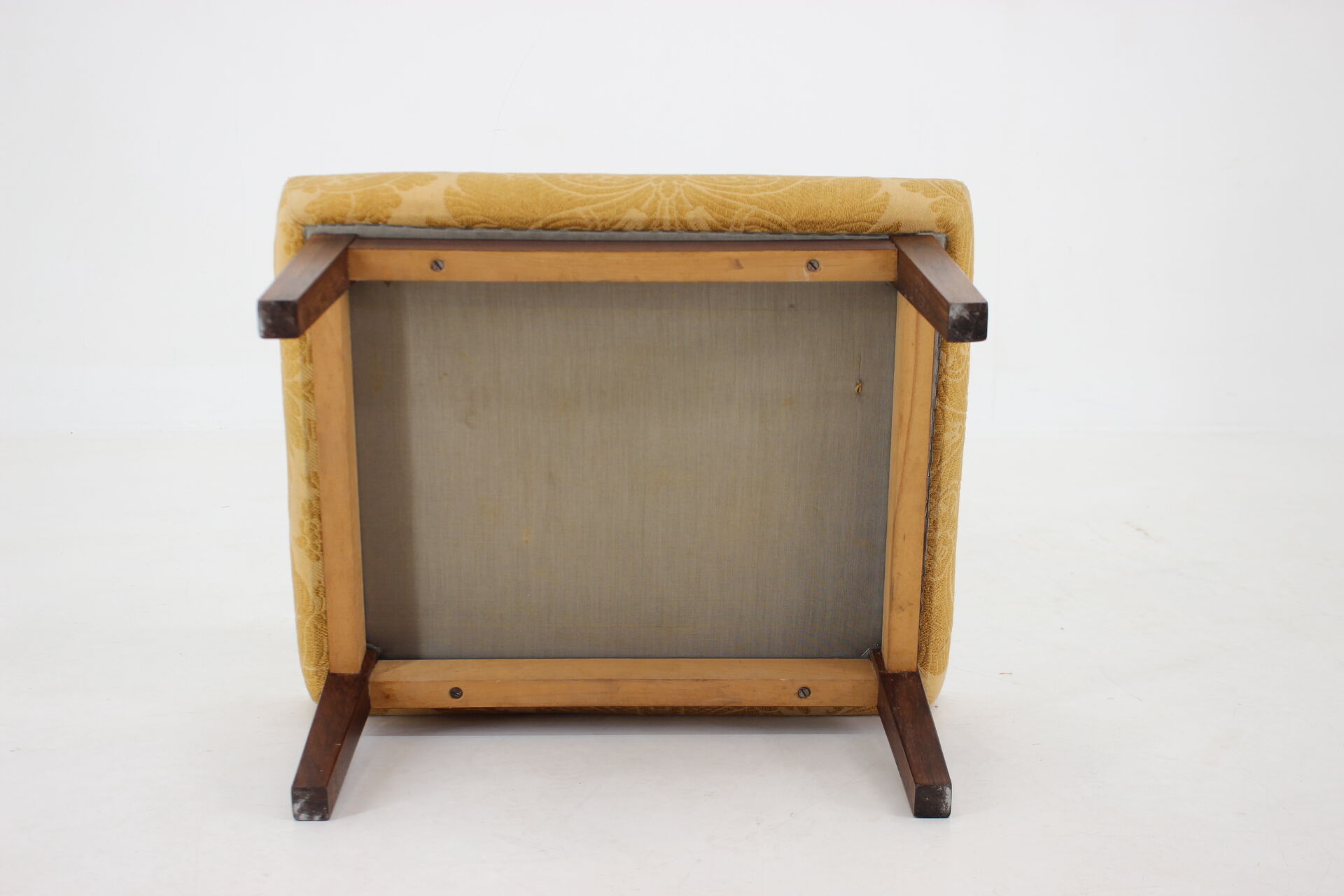 1960s rosewood stool in fabric, denmark