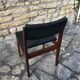 Chaise en bois et skaï
