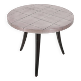 Table basse tripode vintage française des années 80