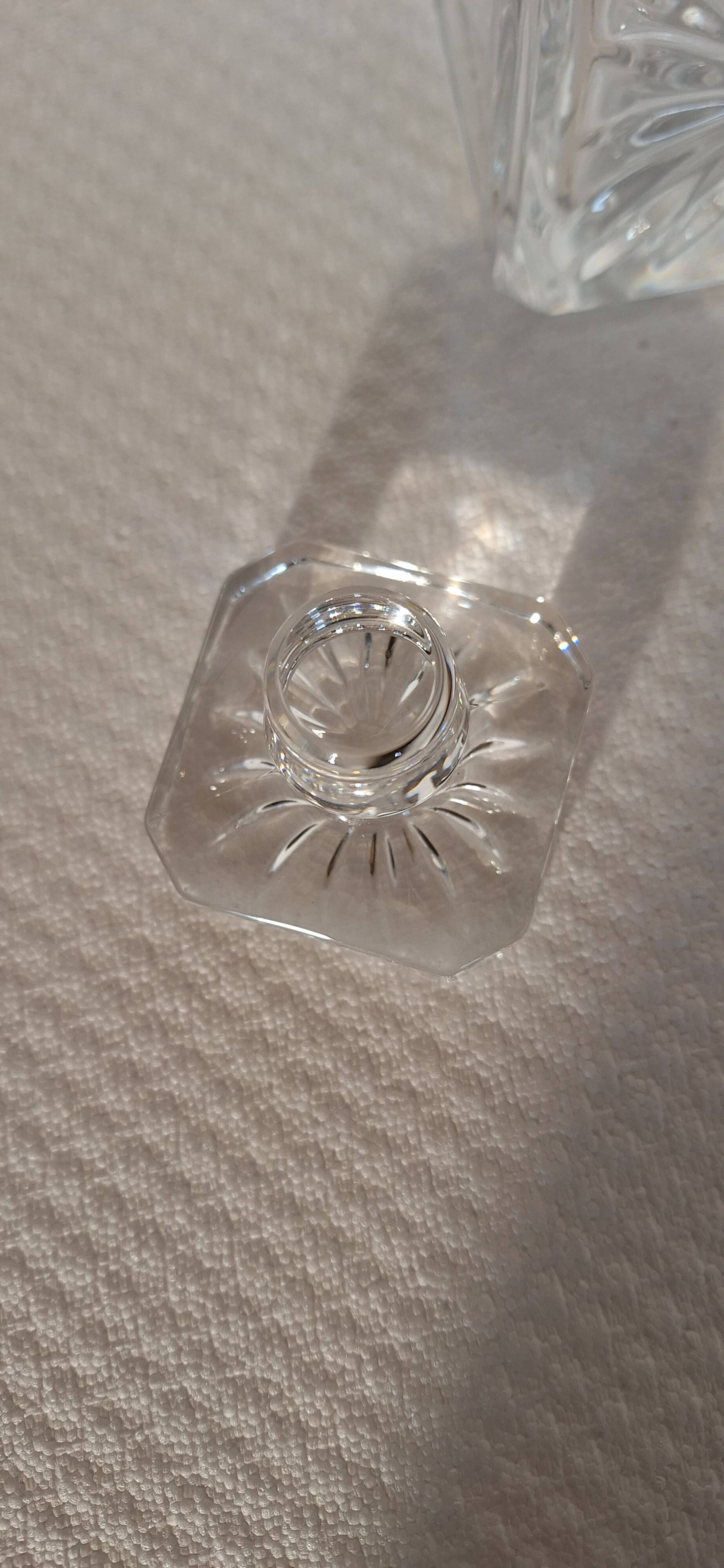 Lorraine crystal whiskey decanter