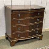 English mahogany commode from the 1950s.