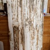 3-leaf Parisian shutter in pitch pine