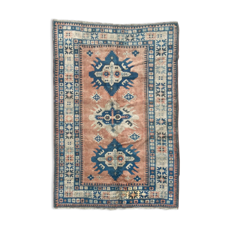 Vintage Turkish carpet Kars Anatolia handmade 224x324 cm