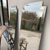 Duo bevelled mirrors - 150x42cm